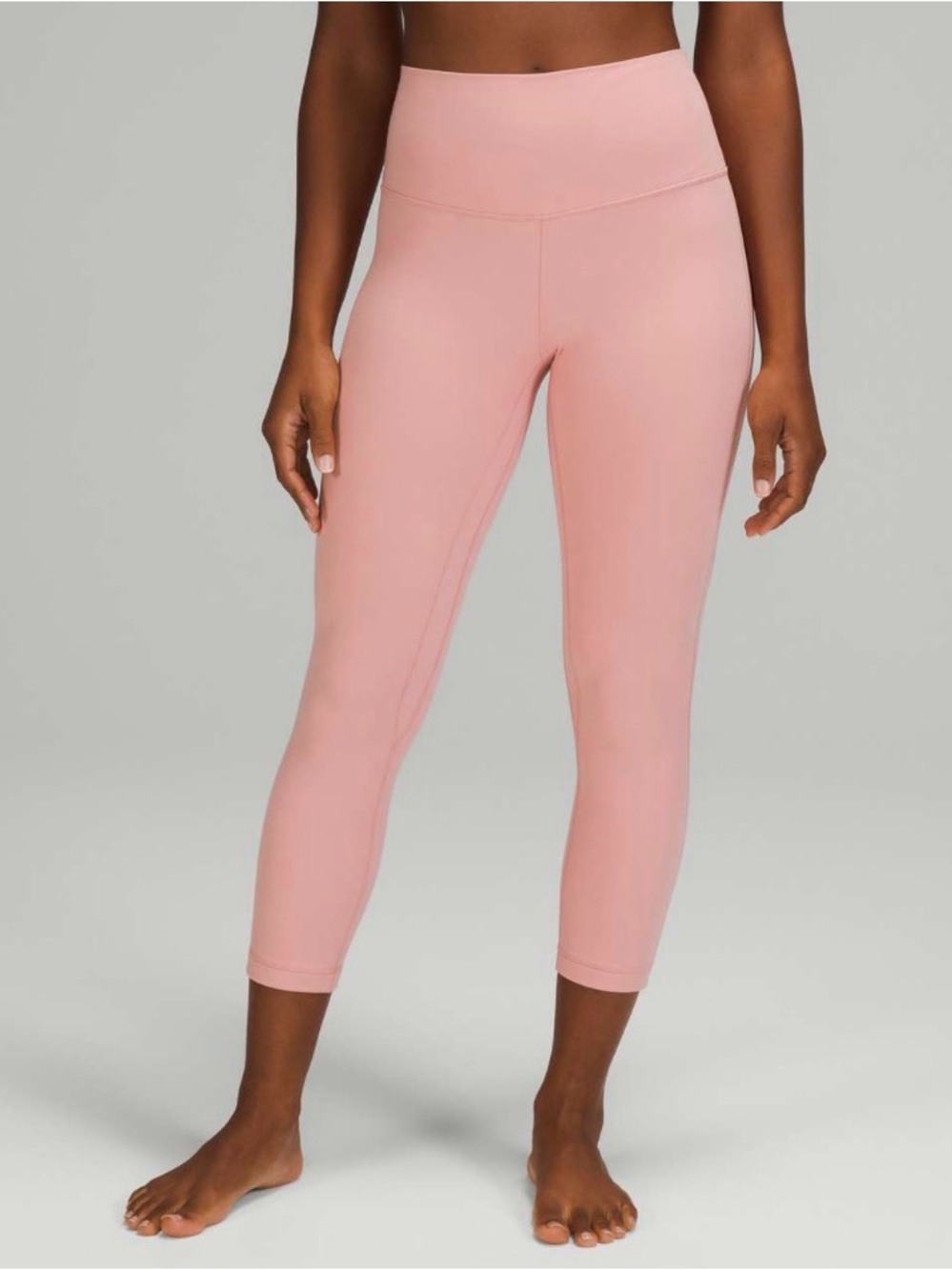 lululemon athletica Lululemon Align High-Rise Crop 23" Pink Puff size 4